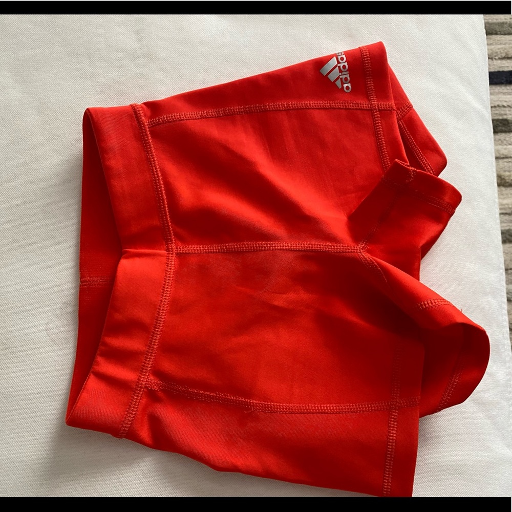 Adidas bright Orange shorts